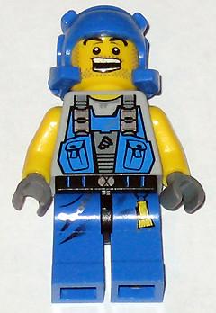 LEGO Minifigure-Power Miner: Beard Stubble Guy-Power Miners-PM006-Creative Brick Builders